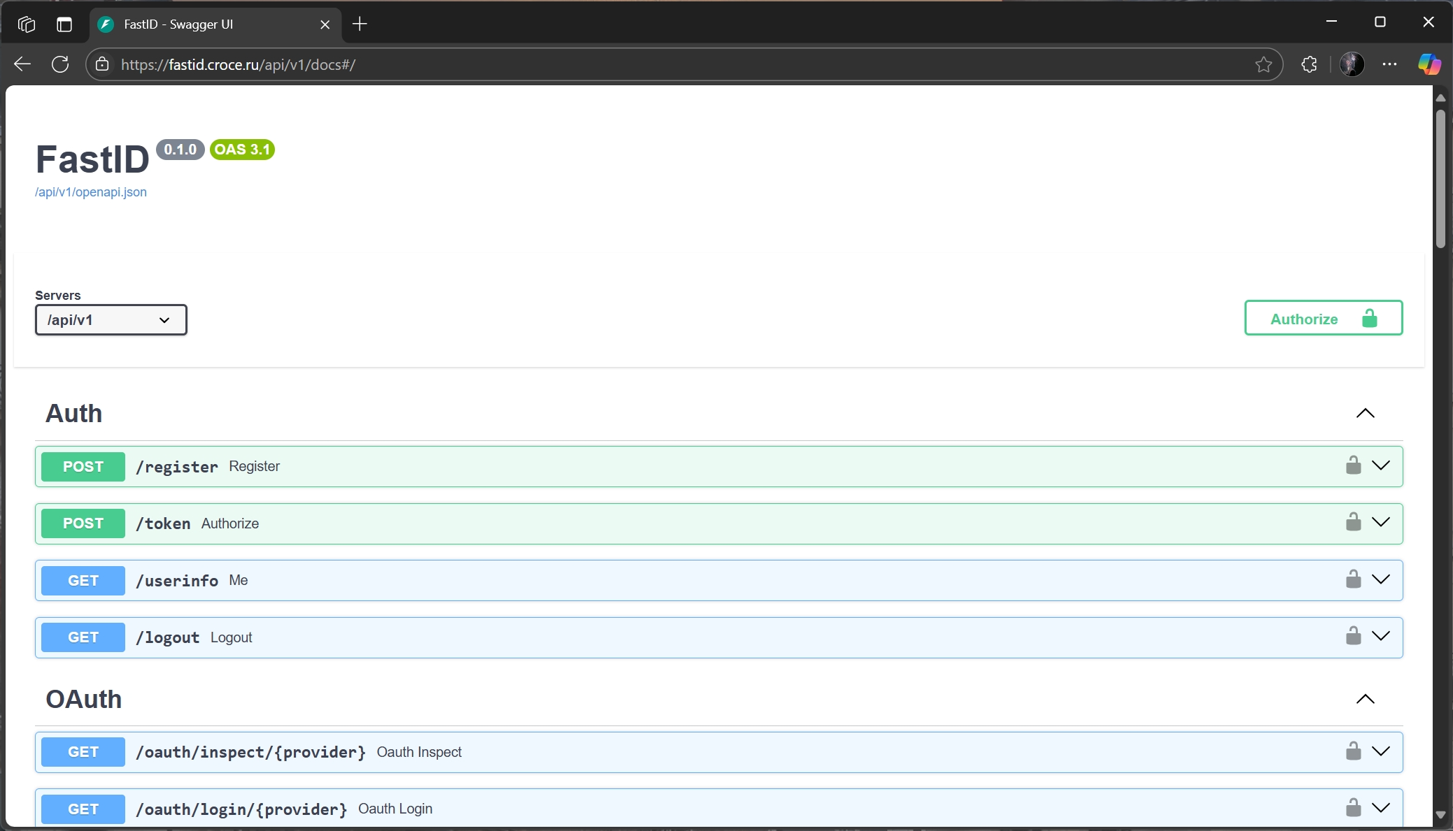 API Docs